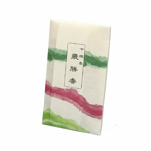 향을 불 태우기 10 종류의 향 성공적인 향 15g 향 연소 향 0556 Tamahatsudo