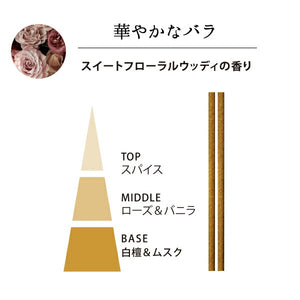 香水香,花朵,玫瑰,長尺寸40件,香,香棒,香棒,30005 Nippon Kodo