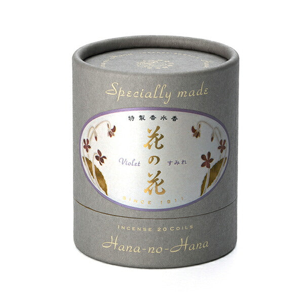 Special Perfume Incense Flower Flower Sumire Uzu Roll 20 Rolls Incense 30013 Nippon Kodo