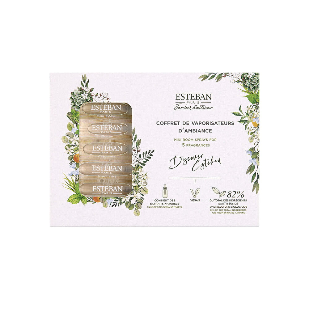 "발견 에스테반"내부 정원 자연 미니 룸 스프레이 Coffret 52440 Nihon Kodo