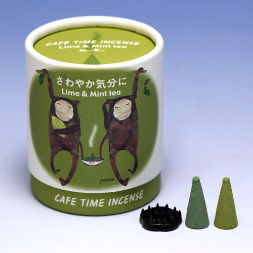 カフェタイム インセンス さわやか気分に コーン型5個×2種 お香 33303 日本香堂