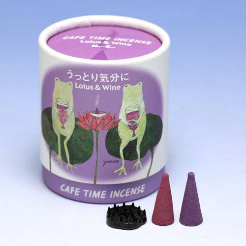 カフェタイム インセンス うっとり気分に コーン型5個×2種 お香 33302 日本香堂