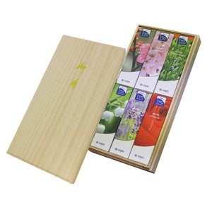 花山雀纖細的鮑敦盒子,短尺寸6包,香棒,禮物474,kaorujudo