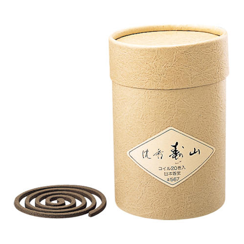 Agarwood Suzan Coil 20 Rolls 향 567 Nippon Kodo 향 스틱 향이 막대기