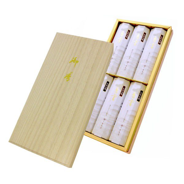 Incense Cloud Japanese Paper Box, Short Size 6 Pack, Incense Stickers, Gift 5005, Koujudo Incense Stickers