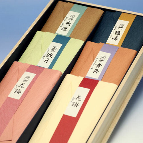 かりん物語 桐箱6入 線香 贈答用 5022 薫寿堂 お線香
