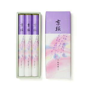 京線香 京桜 長3把詰 線香 松栄堂 122613【domestic shipping only】