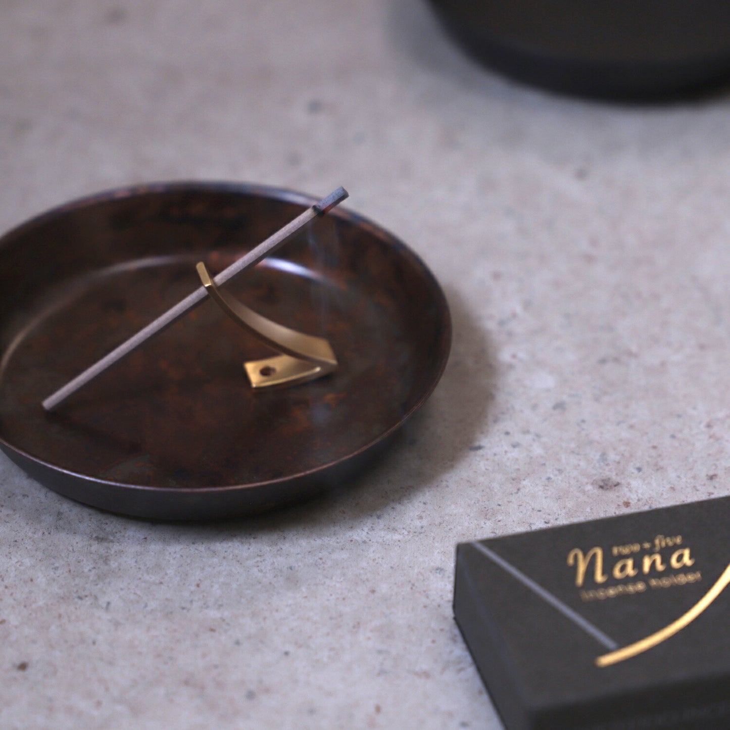 Hexagonal incense plate, candy glaze, incense stick, incense plate, 731404 Shoeido