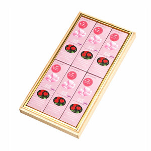 Rose Refreshing (Smoke Replica) Short-sized Rose 6 Boxes Paulownia Box Incense Sticks Gift 193k baieido