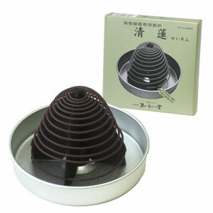 用金屬製成的螺旋香料燃燒器在紙盒中製成,帶有絕緣支撐板,香火燃燒器,2816 Tamahatsudo