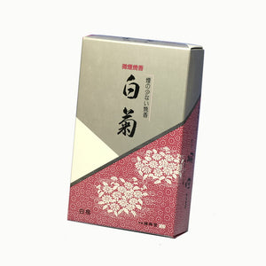 微煙焼香シリーズ 微煙焼香 白菊(白檀)125g入 お香 焼香 誠寿堂