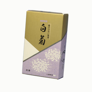微煙焼香シリーズ 微煙焼香 白菊(沈香)125g入 お香 焼香 誠寿堂