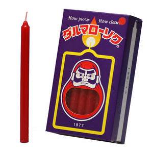 朱ダルマ2号/30本 ろうそく 東海製蝋
