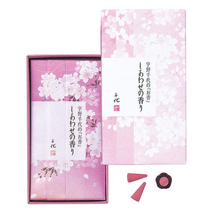 Uno Chiyo的香,愉快的氣味,20個錐,香棒,37123 Nihon Kodo