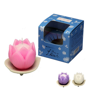 花形蜡烛fleur（带碗）蜡烛蜡烛148-01 tokai蜡