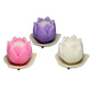 Flower-shaped candle Fleur (with bowl) Candle Candle 148-01 Tokai wax