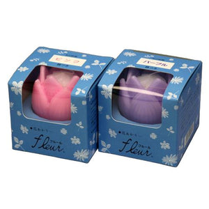 花型ローソク フルール（器付）2個セット candle gift ろうそく ローソク 148-01s 東海製蝋 TOKAISEIRO