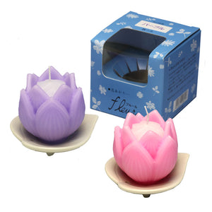 花型ローソク フルール（器付）2個セット candle gift ろうそく ローソク 148-01s 東海製蝋 TOKAISEIRO