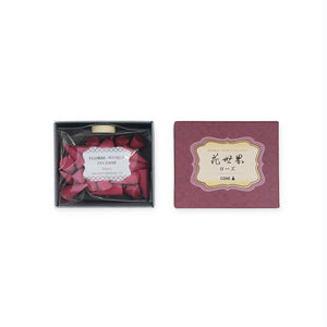 花世界 ローズ コーン 30粒 線香 お香 220132 松栄堂