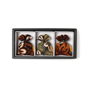 匂い袋 誰が袖 渡 バティック 3個入 松栄堂