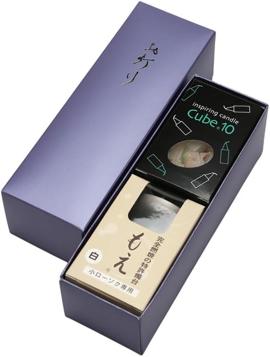 お灯り 2入セット ミニローソク・燭台もえ 東海製蝋 日本製 TOKAISEIRO