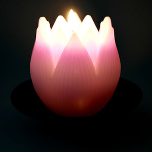 花型ローソク リリィ（器付）2個セット candle gift ローソク 東海製蝋 TOKAISEIRO