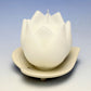 Flower-shaped candle Fleur (with bowl) Candle Candle 148-01 Tokai wax