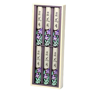 微香 白檀 花月6入 木箱入 832 お線香 孔官堂