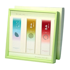 SEIFU ENMEI OBORO M CASE 3 종이 상자 구색 향 선물 선물 Shoeido