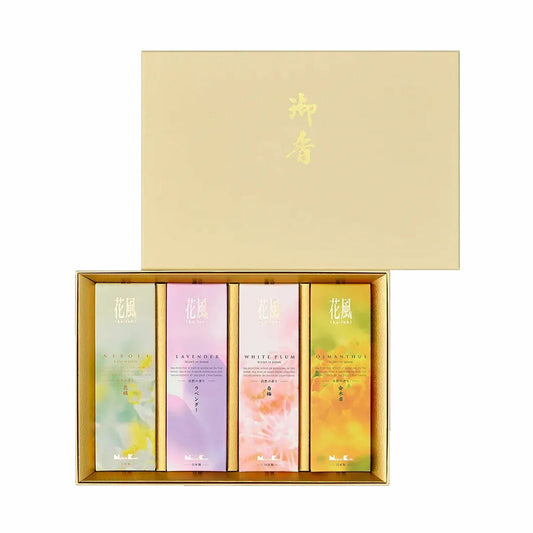 線香 贈答用 花風 進物 4種入 27486 日本香堂 Nippon Kodo 日本製 【domestic shipping only】