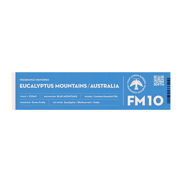 FM10ユーカリプタスマウンテンズEUCALYPTUSMOUNTAINSスティック15本【日本香堂】