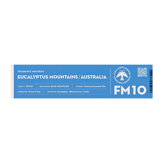 FM10ユーカリプタスマウンテンズEUCALYPTUSMOUNTAINSスティック15本【日本香堂】