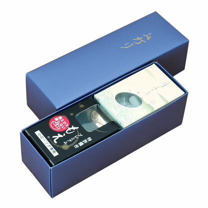Light Set of Moonlight (thick) 8 minutes and candlestick Moe Gift Gifts Small candles and candlestick set 301-01 Tokaiseiro