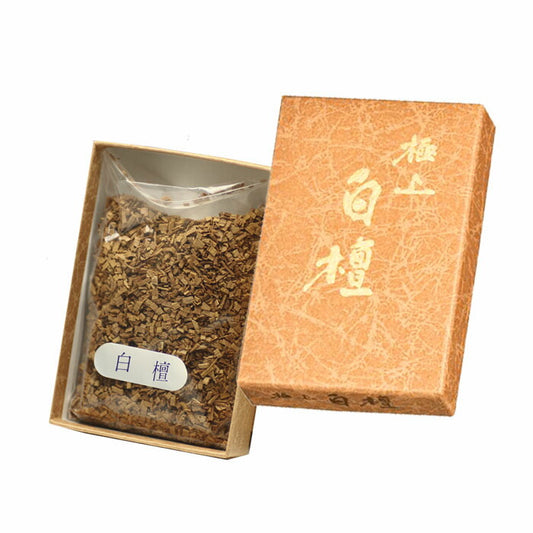 刻白檀 25g 小箱入 焼香 722 梅栄堂