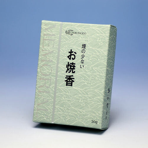 煙の少ないお焼香 メモリアル 白檀の香り 30g 紙箱入 焼香 0785 玉初堂