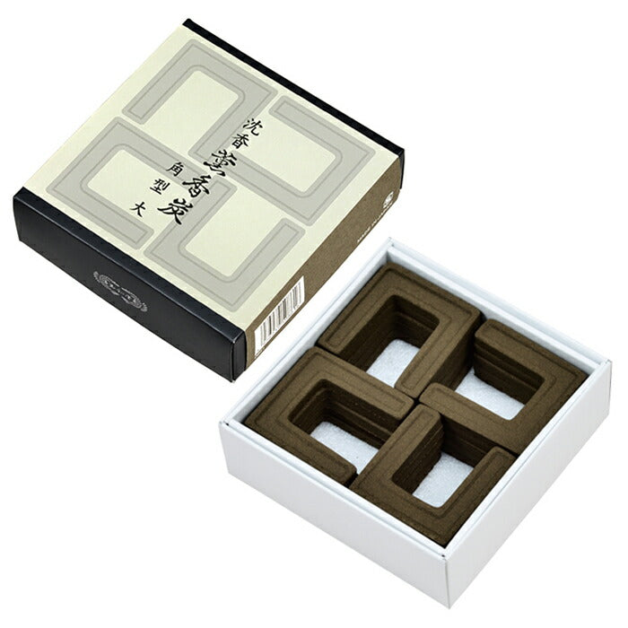 Agarwood Incense Charcoal 45 x 48mm Square Large 20 Sheets Incense Charcoal 0861 Tamahatsudo [domestic shipping only]