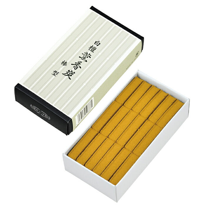 백단향 숯, 길이 120mm, 바 타입, 30 조각, 향 숯 0866 Tamahatsudo