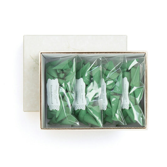 花世界 サンダルウッド コーン 120粒 SHOYEIDO Incense 線香 お香  220174 松栄堂