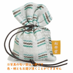 聞到的袋子是kaoru sodes 5111211 Matsueido Shoyeido [僅家庭運輸]