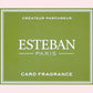 ESTEBAN エステバン カード フレグランス GREEN NOTE グリーンノート 名刺香 52147 日本香堂