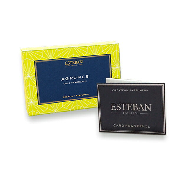 ESTEBAN エステバン カード フレグランス AGRUMES アグリューム 名刺香 52150 日本香堂