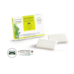 Внутренний сад природа Lemongrass & Mint Car Aragrance Ruill 2 штуки 52368 Nihon Kodo