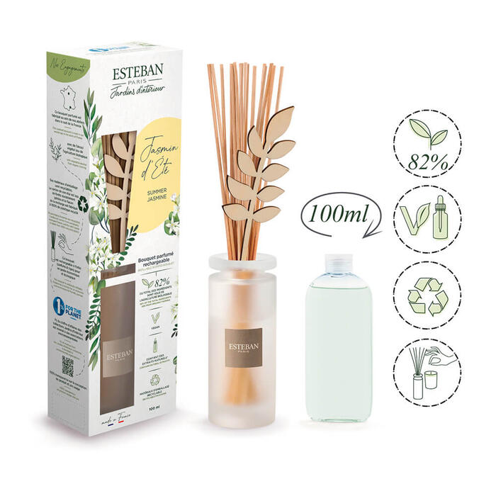 Interior Garden Nature Summer Jasmine Rattan Bouquet Diffuser 52521 Nihon Kodo