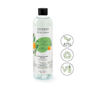 室内花园自然橙与绿茶香氛替换剂250ml 52542日本香堂