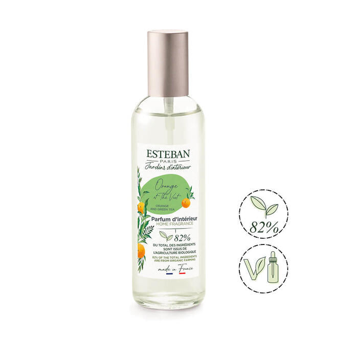 インテリアガーデンナチュール オレンジ&グリーンティー ルームスプレー100ml  52543 日本香堂