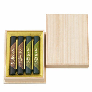 Every day sandalwood incense / congratulations mountain two -kind paulownia paulownia box 4 taiga box for incense ball 香 香 贈 贈 贈 6 6 6 6 6 6 6 6 6 6