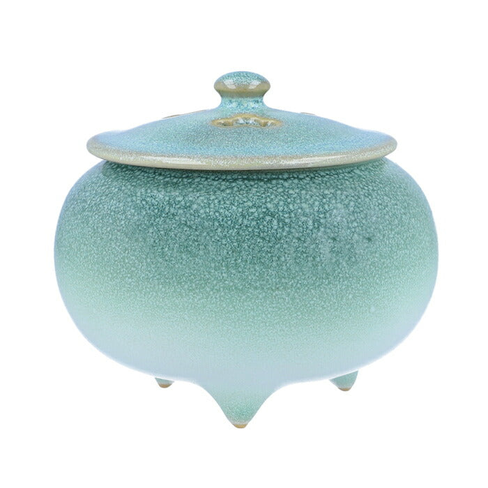Incense burner (incense burner for the sky) Kiyomizu ware, Shirakame Fubuoribe Incense burner, 724201 Shoeido [domestic shipping only]