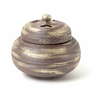 香炉（空薫用香炉）清水焼 南蛮焼〆金彩 お香 香炉 724211 松栄堂【domestic shipping only】