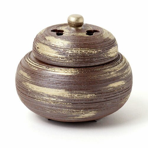 향 버너 (하늘을위한 향 버너) Kiyomizu Ware Nanban Yakishiki Gold Colored 향 버너 724211 Shoeido [국내 운송 전용]