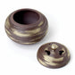향 버너 (하늘을위한 향 버너) Kiyomizu Ware Nanban Yakishiki Gold Colored 향 버너 724211 Shoeido [국내 운송 전용]